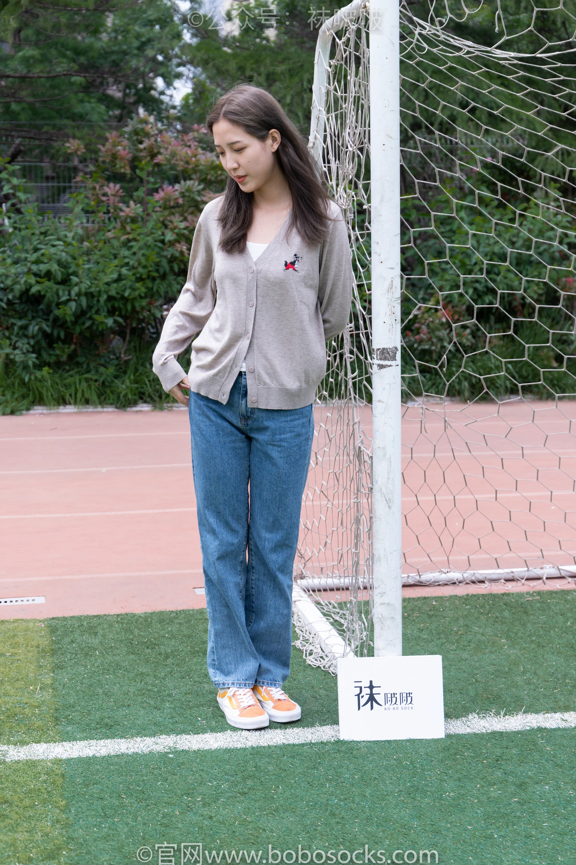[BoBoSocks袜啵啵]NO.004 泡芙-vans帆布鞋、白棉袜、裸足 2